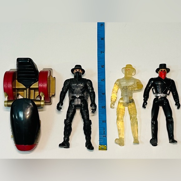 VTG The Shadow Action Figures & Side Car Lot - Picture 2 of 7